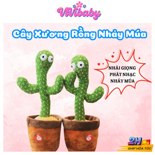  Cây Xương Rồng Nhảy Múa Xương Rồng Biết Nói Nhại Giọng Nhại Tiếng Phát Nhạc Giá Rẻ Sạc Điện  - Đồ Chơi VIVI BABY 
