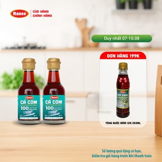 Combo 2 Nước mắm dinh dưỡng Ranee cá cơm 40N chai 60ml