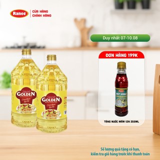 Combo 2 chai dầu ăn Ranee Golden 2 lít