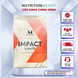 Slow Release Casein Myprotein (Impact Casein) - Hỗ trợ tăng cơ suốt đêm- Nutrition Depot VN