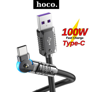 Dây sạc nhanh Type C 100W Hoco Cáp Silicon siêu bền chống quá tải nhiệt cho dòng android Samsung xiaomi