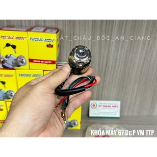 Khóa máy xe 67 dẹp vuong mien