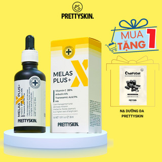 Serum nám prettyskin,tinh chất serum melas x plus pretty skin 30ml, xóa nám,tàn nhang,dưỡng trắng da