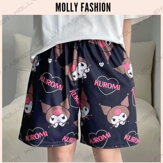 Quần đùi nam hoạt hình MIMI quần short nữ Bigsize ống rộng mặc nhà đi biển Molly Fashion