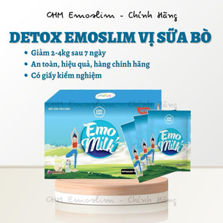   CHÍNH HÃNG  SỮA BÒ TÁCH BÉO GIẢM CÂN EmOslim DETOX   an toan hieu qua 