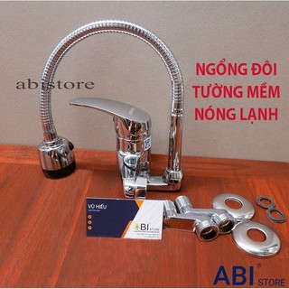Vòi Rửa Bát Nóng Lạnh Cắm Tường Giá Rẻ, Vòi rửa chén gắn tường cao cấp