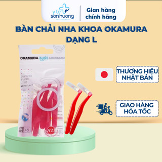 Bàn chải kẽ răng Okamura Asahi dạng L