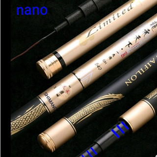 cần câu tay  waifilon 6H catbon xoắn tặng ngọn phụ 3m6 và 5m4 thanh lí