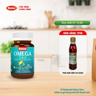 Viên nang dầu cá ranee omega 3,6,9