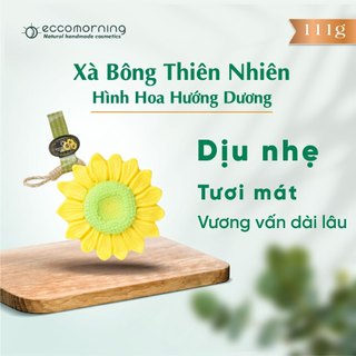 Xà Bông Thiên Nhiên Handmade eccomorning Hoa Hướng Dương - Sunflower Soap