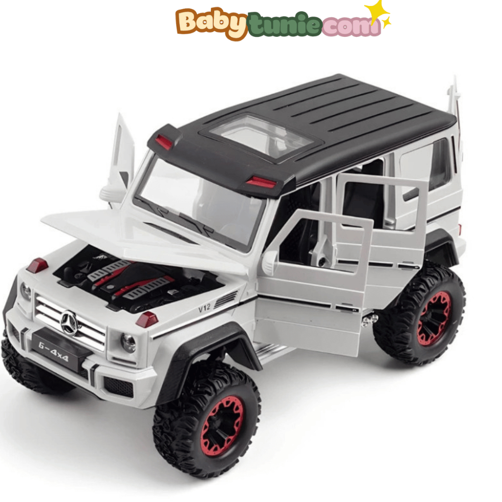 Mô Hình Xe Ôtô Mercedes G63 AMG Cao Cấp Dài 22 cm Có Đèn Led Âm Thanh - Smart Kids36 shop Mẹ Gạo