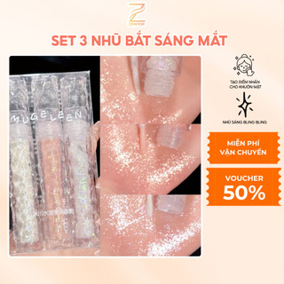 Nhũ mắt lỏng kim tuyến lấp lánh Liquid Eye Shadow phấn mắt nhũ cực xinh Zentop