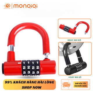 🧡FREESHIP🧡 Ổ khoá số, khoá 4 số chữ U HD loại cao cấp, an toàn chống trộm, bảo mật cao, có thể thay đổi mật mã