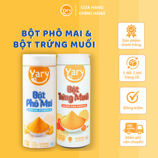 [COMBO LỌ] Bột Phô Mai Truyền Thống và Bột Trứng Muối YARY lọ 150Gr, Gia vị Lắc Khoai Tây, Gà Rán