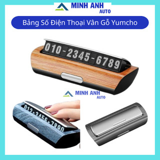 Bảng số điện thoại trên ô tô, bảng ghi số điện thoại gắn taplo để lại số điện thoại khi đỗ xe YUMCHO