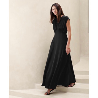 276 Đầm lụa satin Exprss hàng VNXK