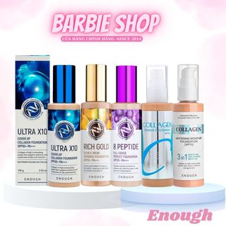 Kem Nền Enough Foundation Enough Ultrax10 -Enough 3in1-Collagen-Enough Ultrax10-Enough Rich Gold-Enough 8 Peptide