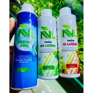 Combo phân nước nvl đa vi lượng 100ml +doping 150ml