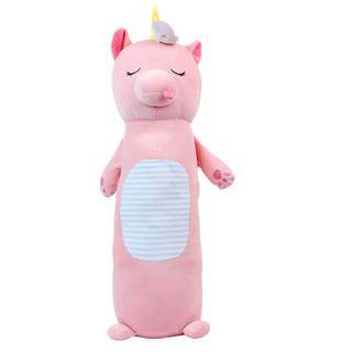 GỐI ÔM CON NGỰA KỲ LÂN UNICORN NHẮM MẮT  (70CM) VẢI MINISO SIÊU MỀM MỊN CO GIÃN 4 CHIỀU, HÀNG LOẠI 1 CAO CẤP SIÊU XỊN