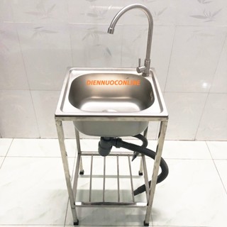  Bộ bồn rửa chén 1 hộc 42x37x80 