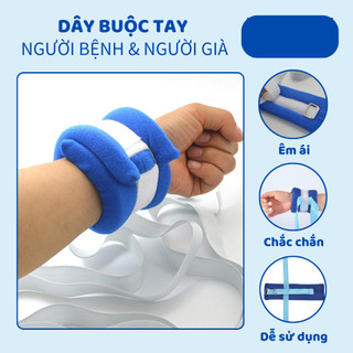 [Hàng chuẩn] Dây buộc tay, chân cố định cho người bệnh, người già