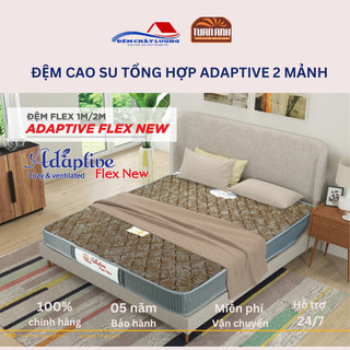 Đệm cao su tổng hợp Tuấn Anh Adaptive dạng gấp 2 nâng đỡ cột sống tối ưu - cao su non chính hãng