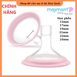 Phễu hút sữa vành silicon dùng cho máy hút sữa medela các loại - Thương hiệu maymom size 15/17/19/21/22/24mm