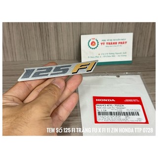 Tem số 125 fi trắng fu x fi 11