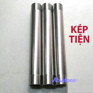 KÉP TIỆN INOX MẪU 5CM, 7CM, 8CM, 9CM, 10CM, 12CM VÀ 15CM DN15(1/2-PHI 21) GIÁ RẺ HÀ NỘI