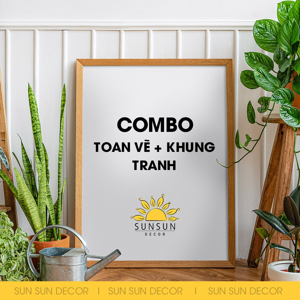 COMBO toan vẽ tranh + khung tranh kích thước 40x50,40x60, 50x50, 50x60, 50x70, 30x60...