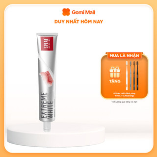 Kem đánh răng SPLAT Extreme White giúp làm trắng răng sau 4-6 tuần sử dụng 75ml