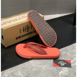 2M Sneaker - Dép sneaker buzz Cam Quai Đỏ Vải