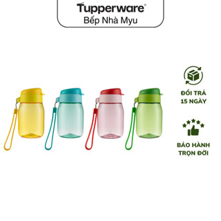 Bình Nước Tupperware Mini Lohas 350ml - Nhựa Nguyên Sinh Trong Suốt - Chịu Nhiệt 110 Độ (01 Bình)