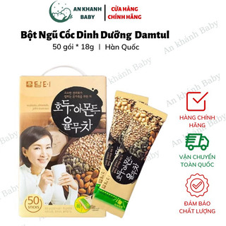 Bột Ngũ Cốc Dinh Dưỡng DAMTUH Hàn Quốc, Hộp Hình Cô Gái 900g date T3/2026