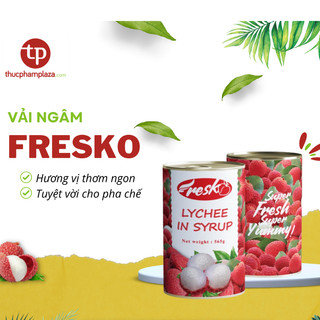 Vải thiều ngâm siro Fresko