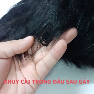 Tóc giả nam nguyên đầu, 100% tóc thật