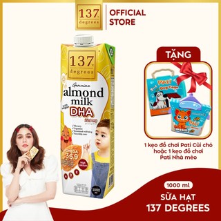 [MUA 1 HỘP TẶNG 1 CŨI CHÓ / NHÀ MÈO] Sữa Hạt Hạnh Nhân DHA 137 Degrees Thái Lan Giúp Bé Phát Triển Trí Não Và Thị Giác
