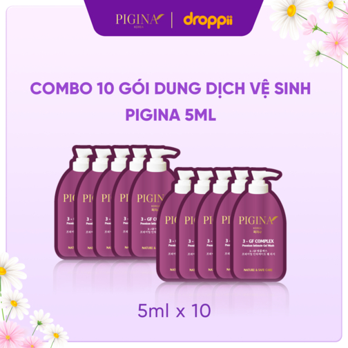 DD VỆ SINH TÁI TẠO TẾ BÀO PIGINA 5ML - Pigina Intimate Gel Wash