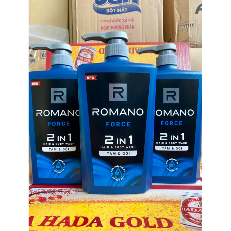 Tắm Gội 2in1 Romano Foce 650g