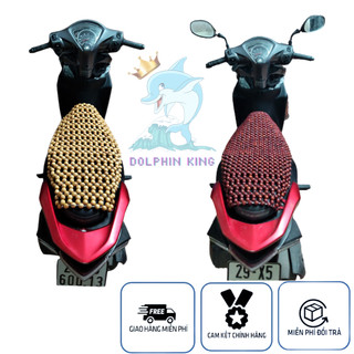 Lót yên xe máy - đệm yên xe máy hạt gỗ