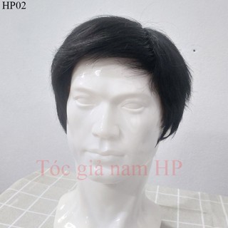 Tóc giả nam nguyên đầu, làm từ tóc thật