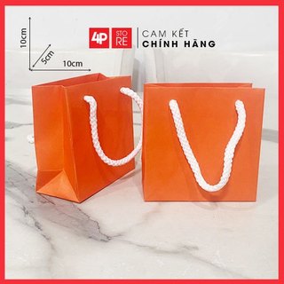 01 túi kraft 120gsm cam 10x10x5cm - hỏa tốc