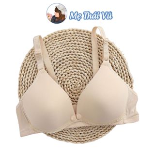 Áo lót cho con bú, áo ngực bầu và sau sinh mở cúc trước tiện lợi, co giãn tốt MẸ THÁI VŨ