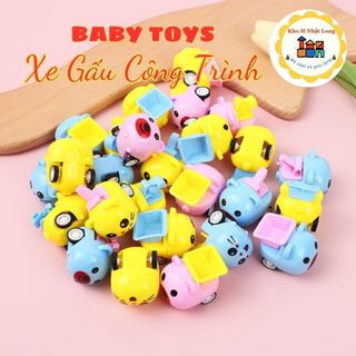 Đồ chơi mini chạy đà-thú chạy cót mini-thú nhựa mini cho bé