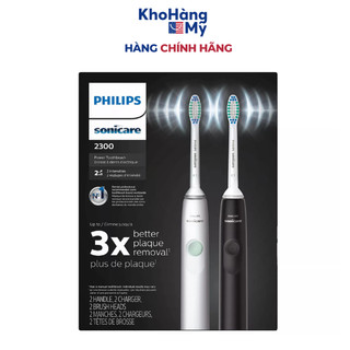 Bộ đôi bàn chải đánh răng philips sonicare 2300 hx3665/04