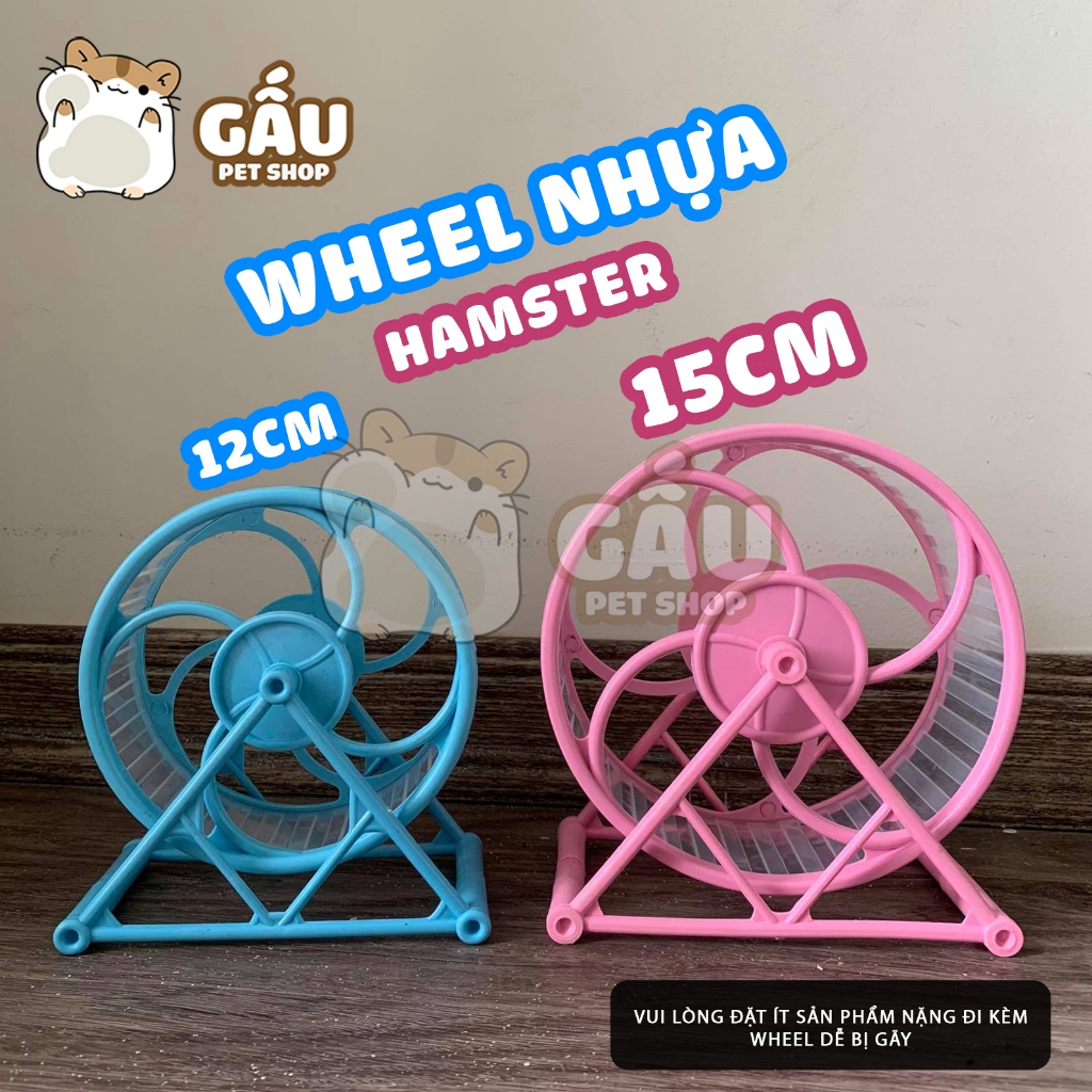 Wheel dành cho hamster size 12cm & 15cm