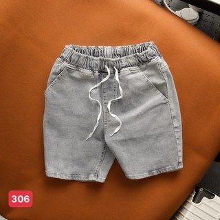 Quần short jean lưng thun chất bò co giãn- quần lửng nam thời trang PN ms205