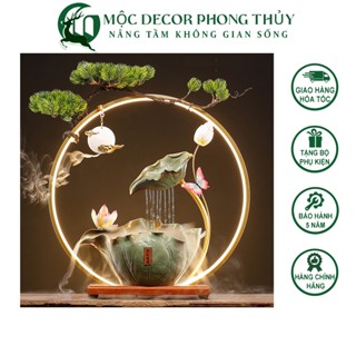  Thác Nước Tiểu Cảnh Phong Thủy Hình Sen Tao Nhã Decor Trang Trí Nội Thất Nhà Ở Văn Phòng Làm Việc A05 