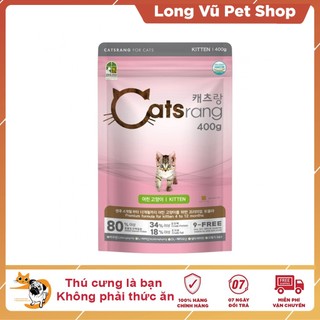 Thức ăn cho mèo con Catsang Kitten 400g, hạt cho mèo con từ 2-10 tháng tuổi - Long Vũ Pet Shop