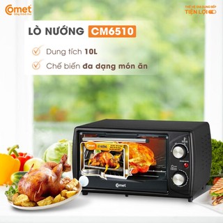 [Có hỏa tốc TPHCM ] Lò nướng điện 10L COMET - CM6510
